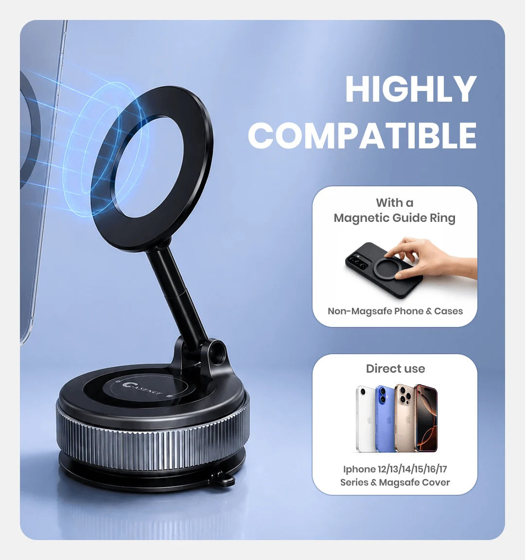 Ultra Strong Suction & Powerful Magnetic