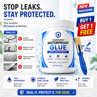 Transparent Waterproof Glue (Pack of 2) + Free Brush