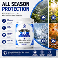 Transparent Waterproof Glue (Pack of 2) + Free Brush