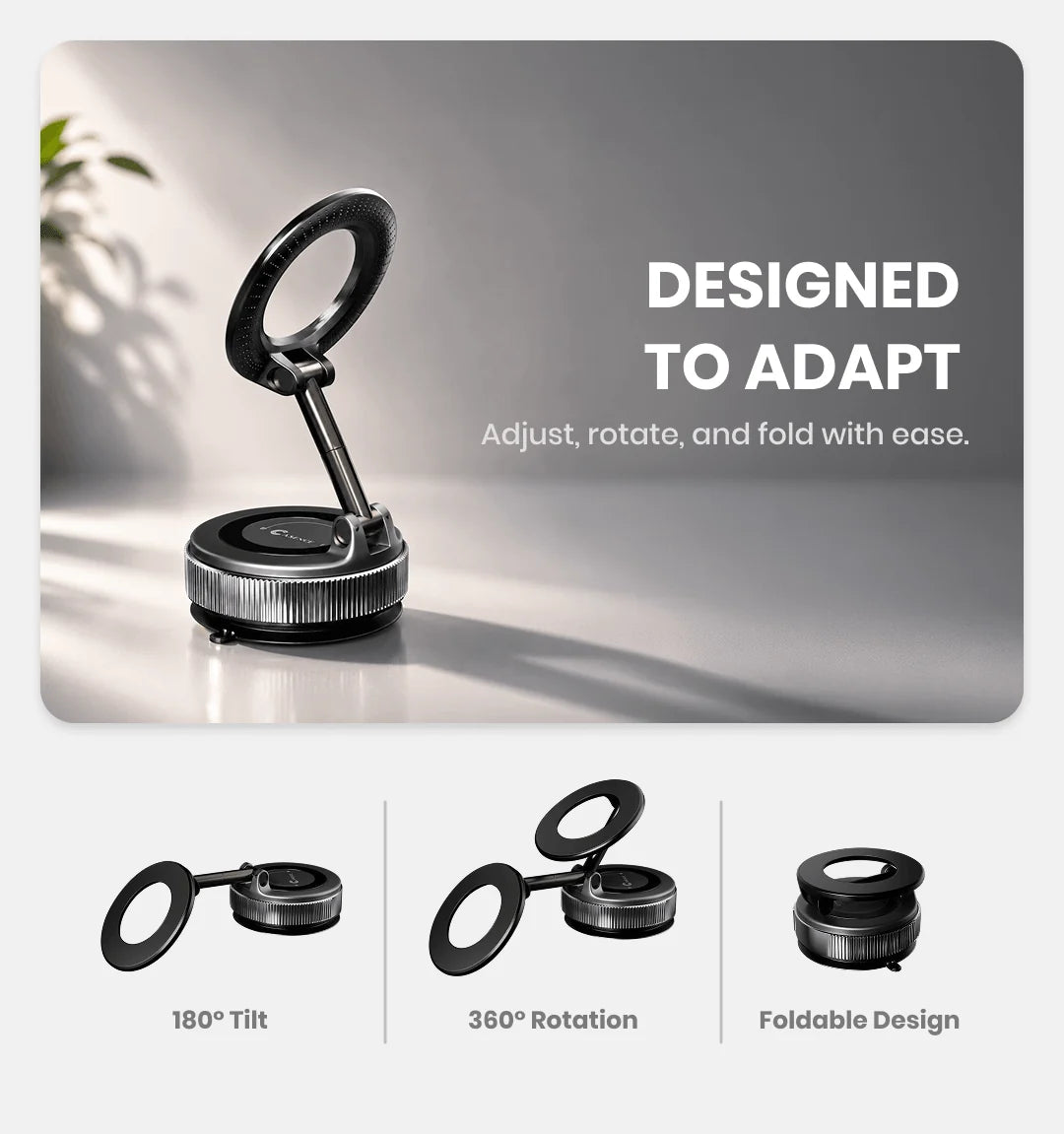 Ultra Strong Suction & Powerful Magnetic