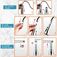360° Rotating Faucet Extension Nozzle